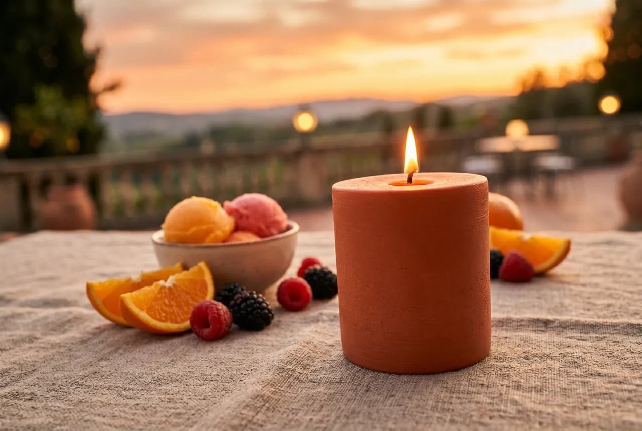 SUNSET SHERBET Aroma Candle Potpourri420